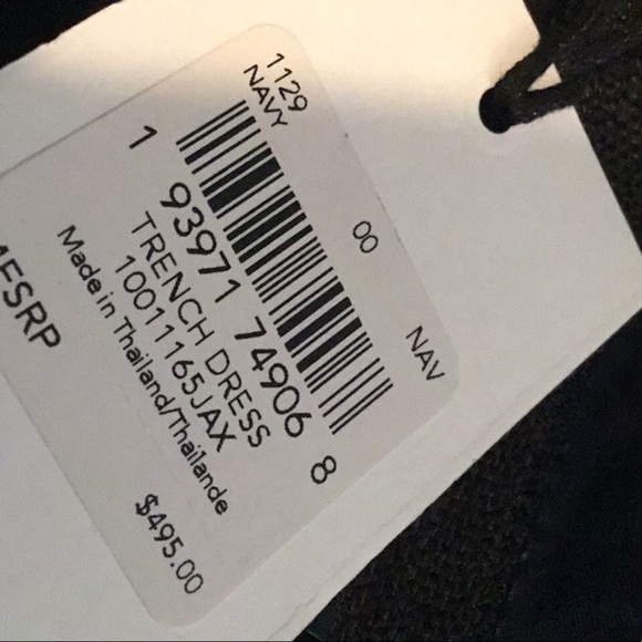 NWT Coach DRESS high end boutiquee stylishtrendy trench dress never worn - Picture 6 of 10